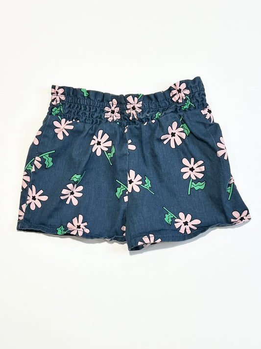 Woven floral shorts - Size 4