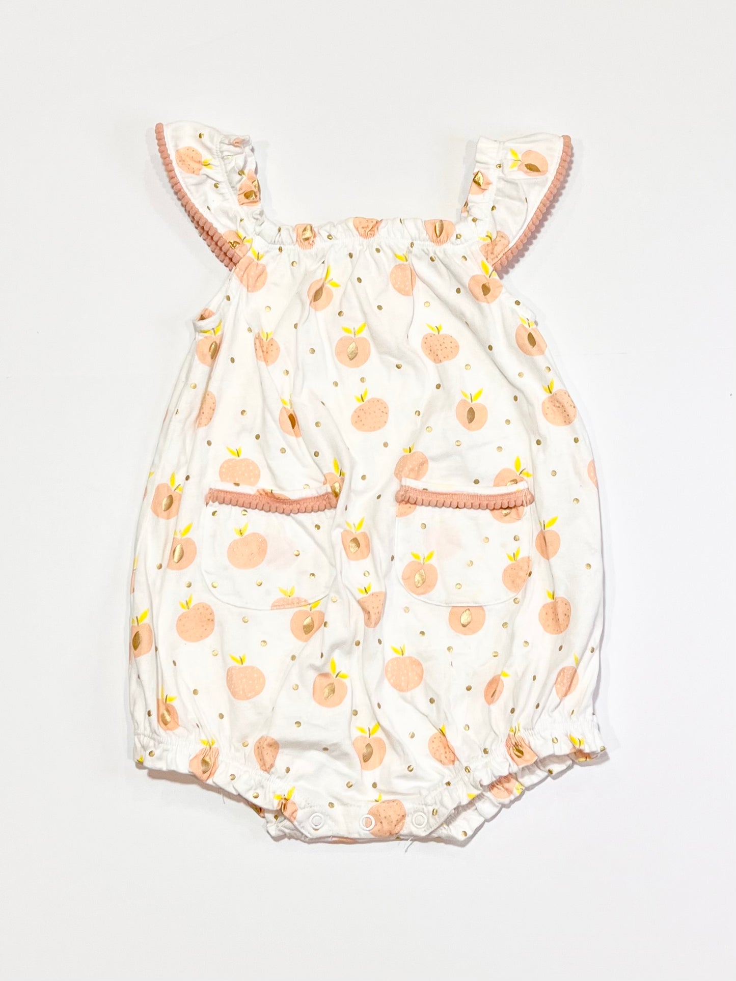 Peaches jersey romper - Size 2