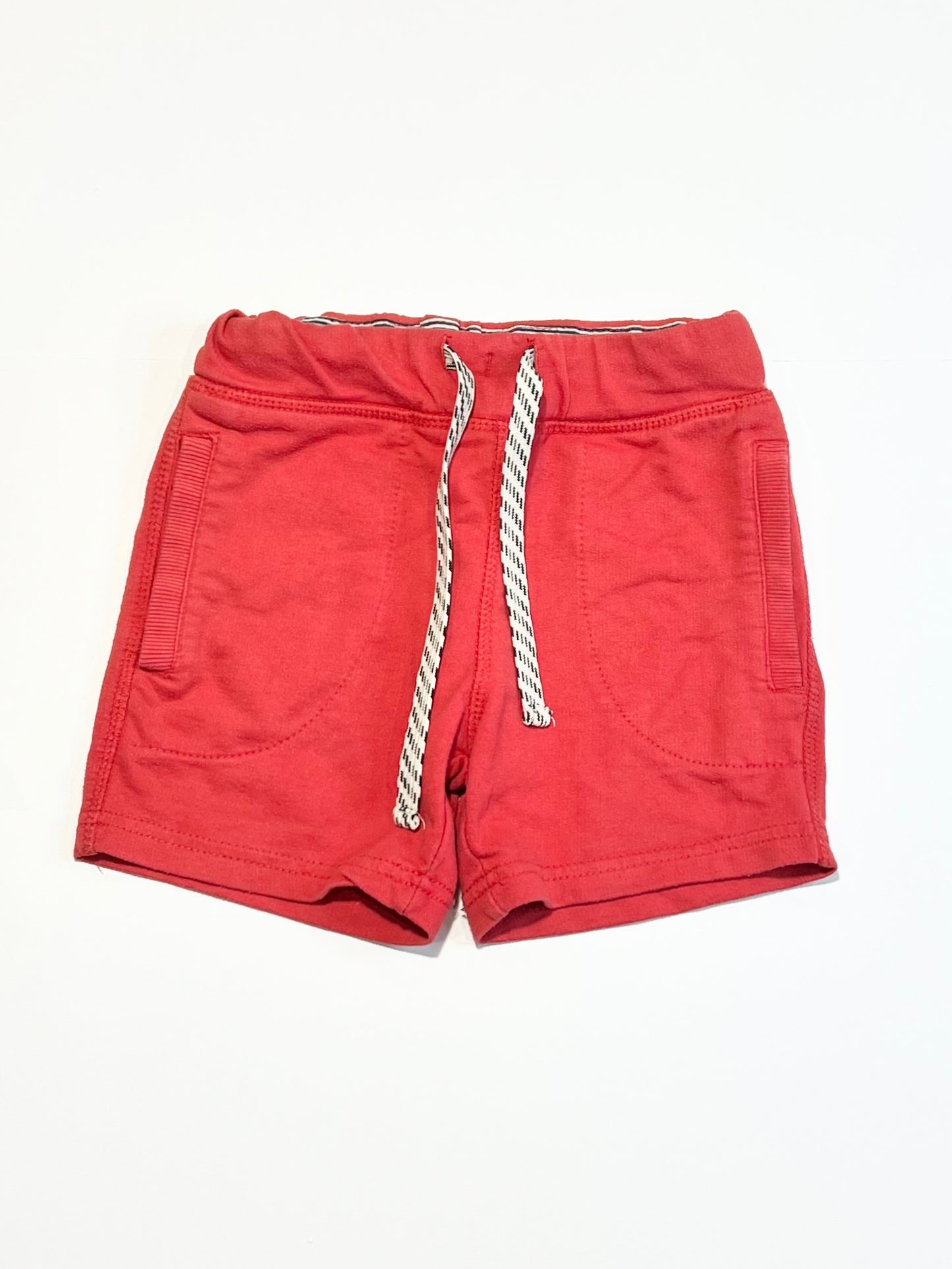Red sweat shorts - Size 3