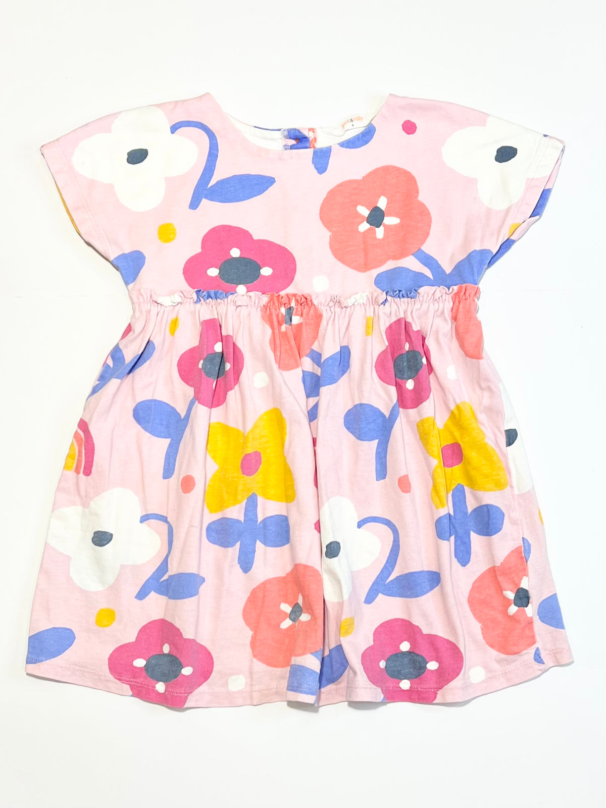 Floral jersey dress - Size 4