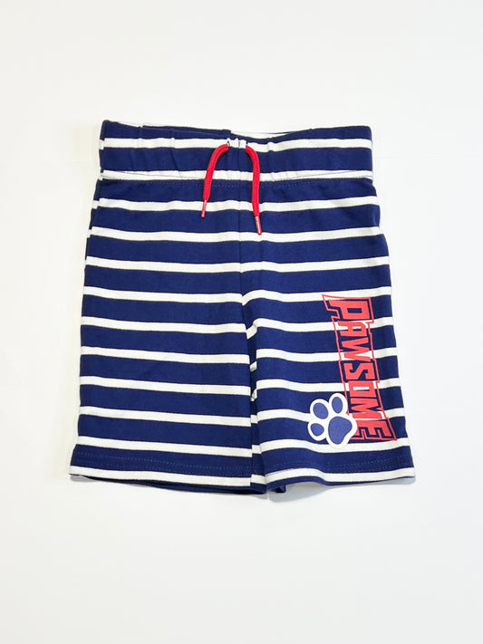 Striped sweat shorts - Size 3