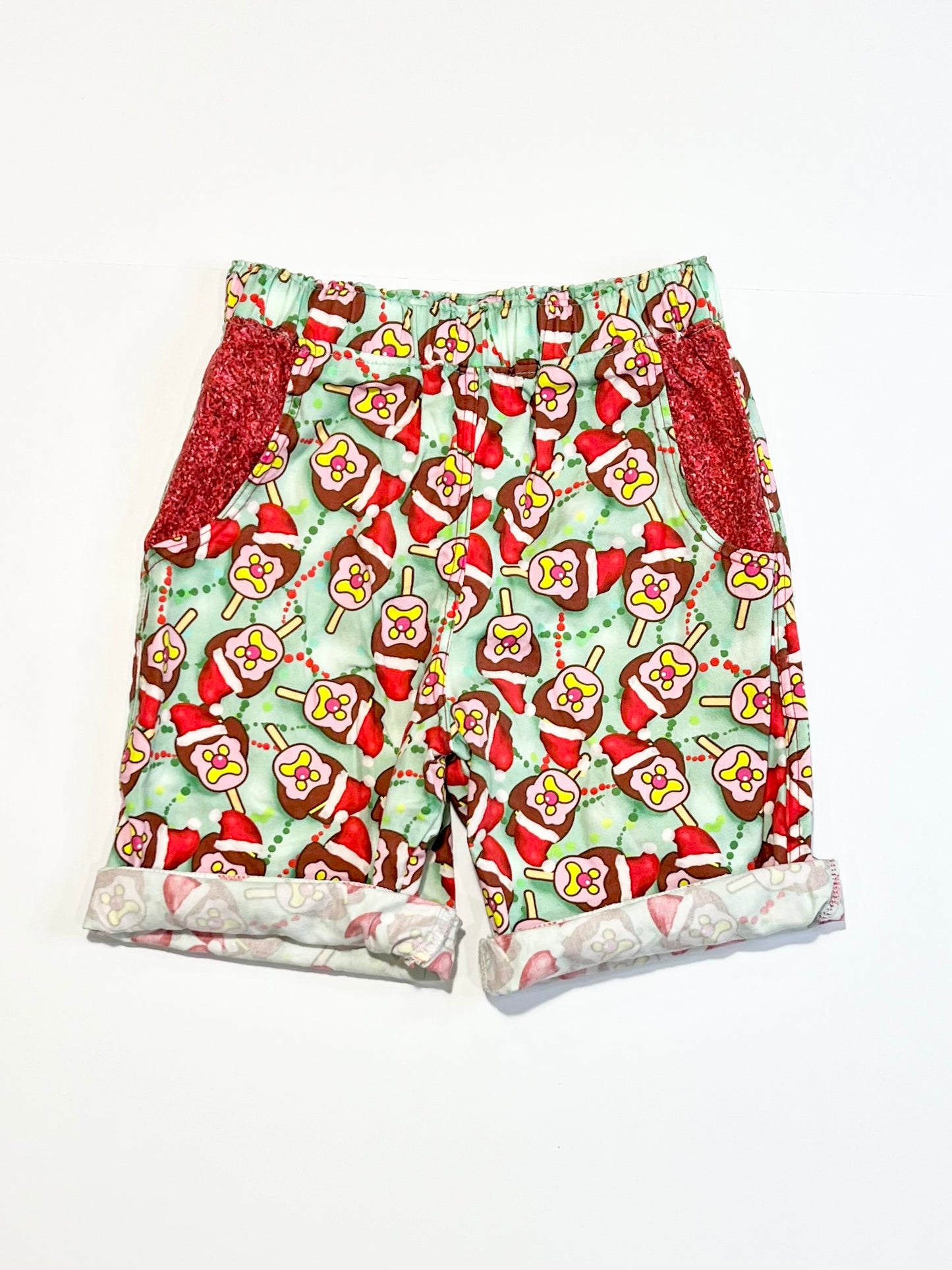 Christmas Bubble-O-Bill shorts - Size 3