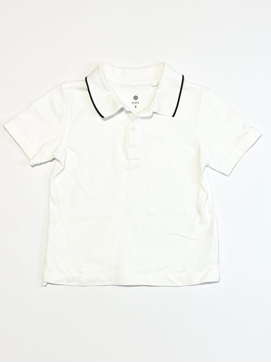 White polo shirt - Size 3