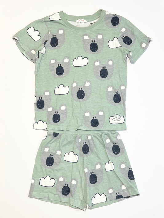 Green koala pyjamas - Size 5