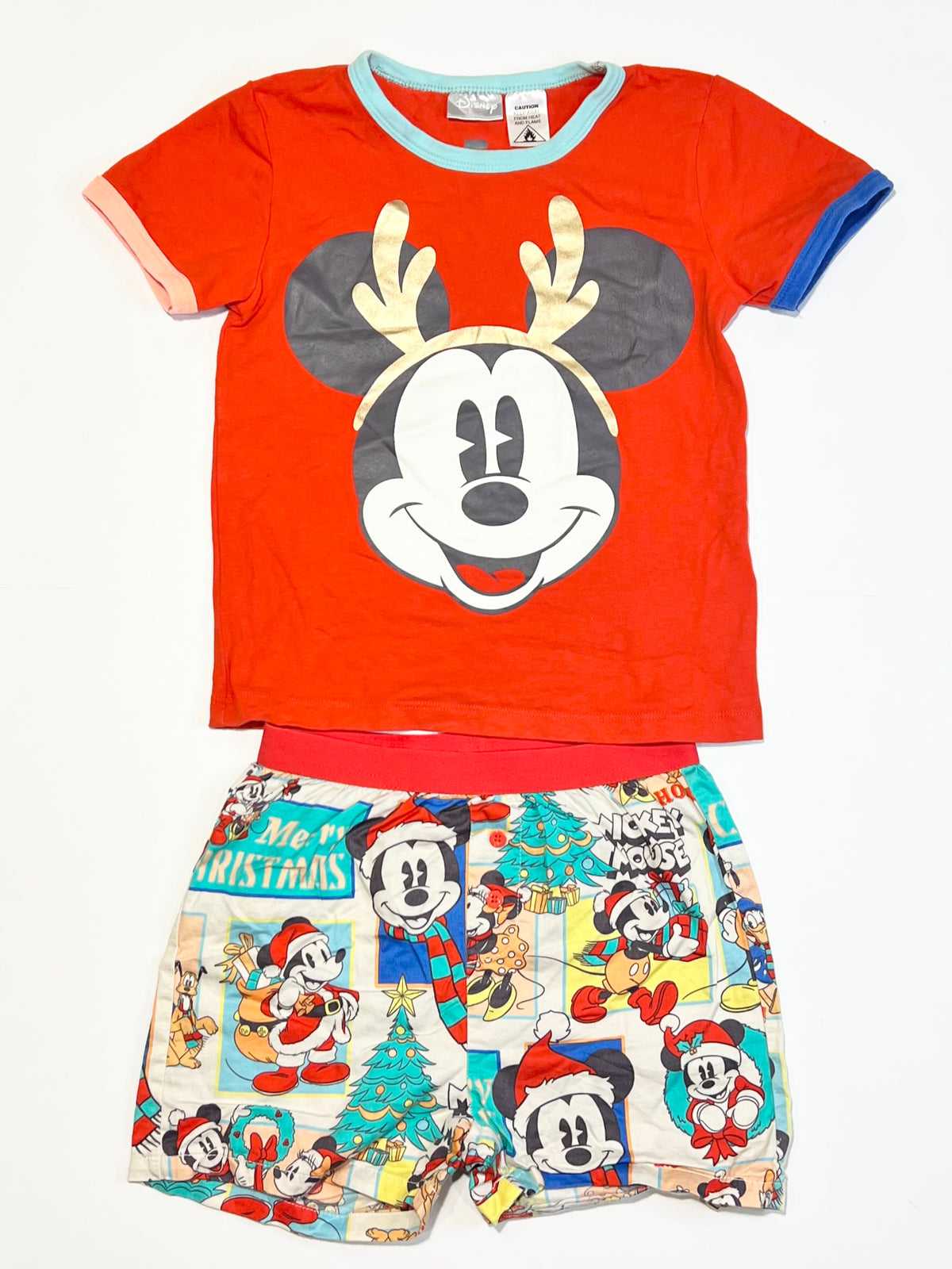 Christmas Mickey pyjamas - Size 5