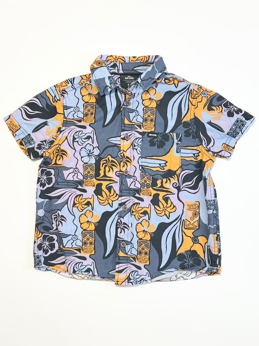 Floral palms shirt - Size 5-6