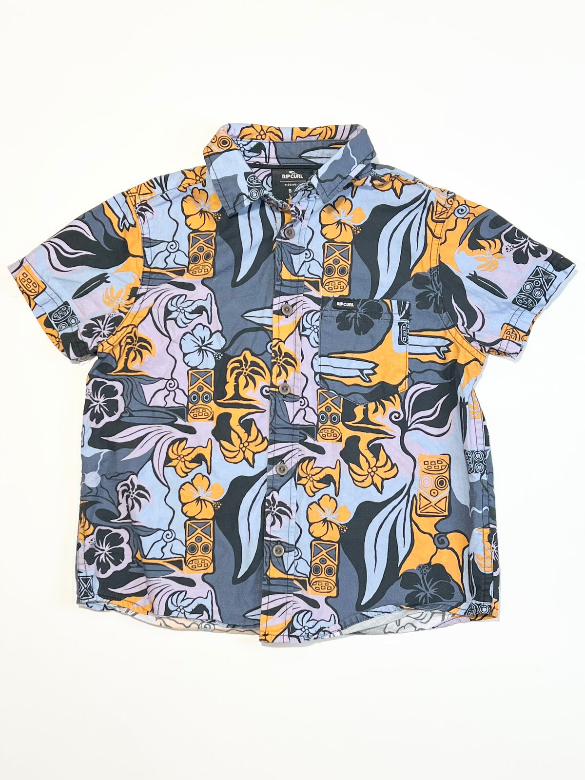 Floral palms shirt - Size 5-6