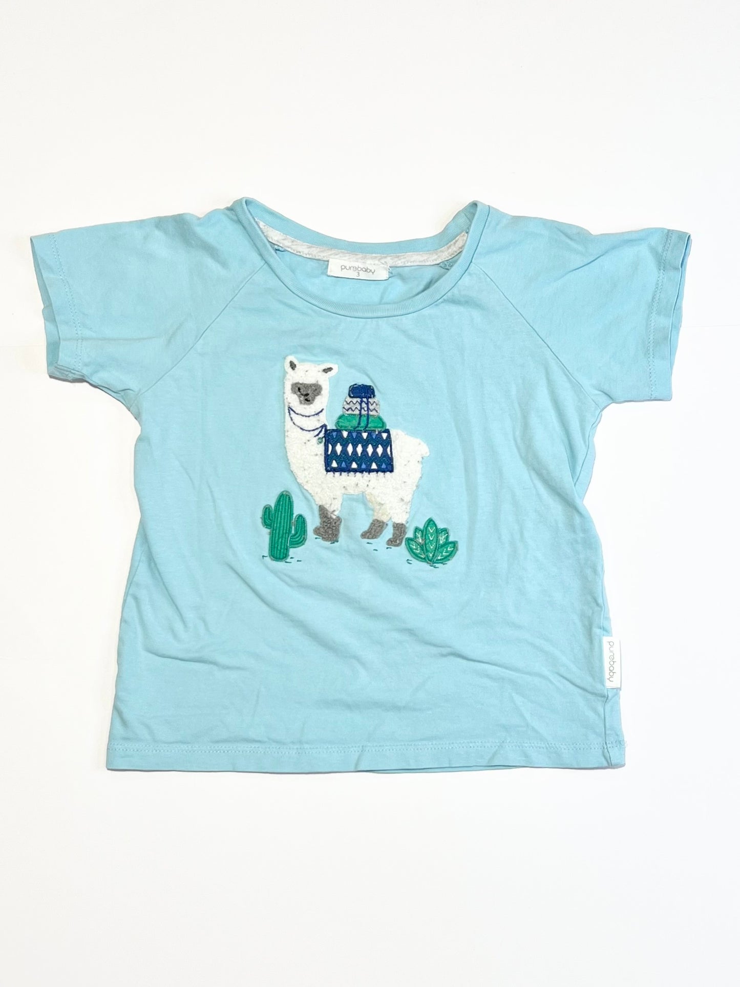 Blue alpaca tee - Size 3
