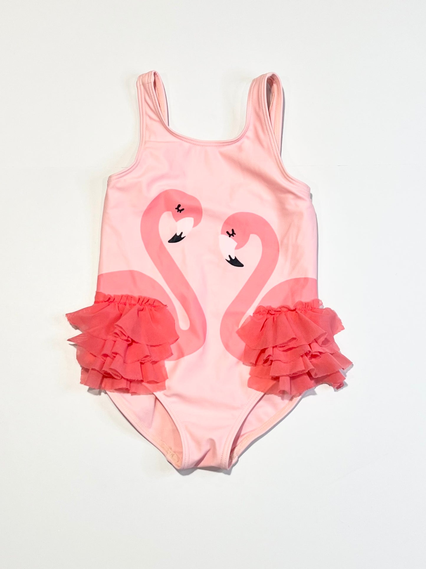 Flamingo one-piece - Size 3-4