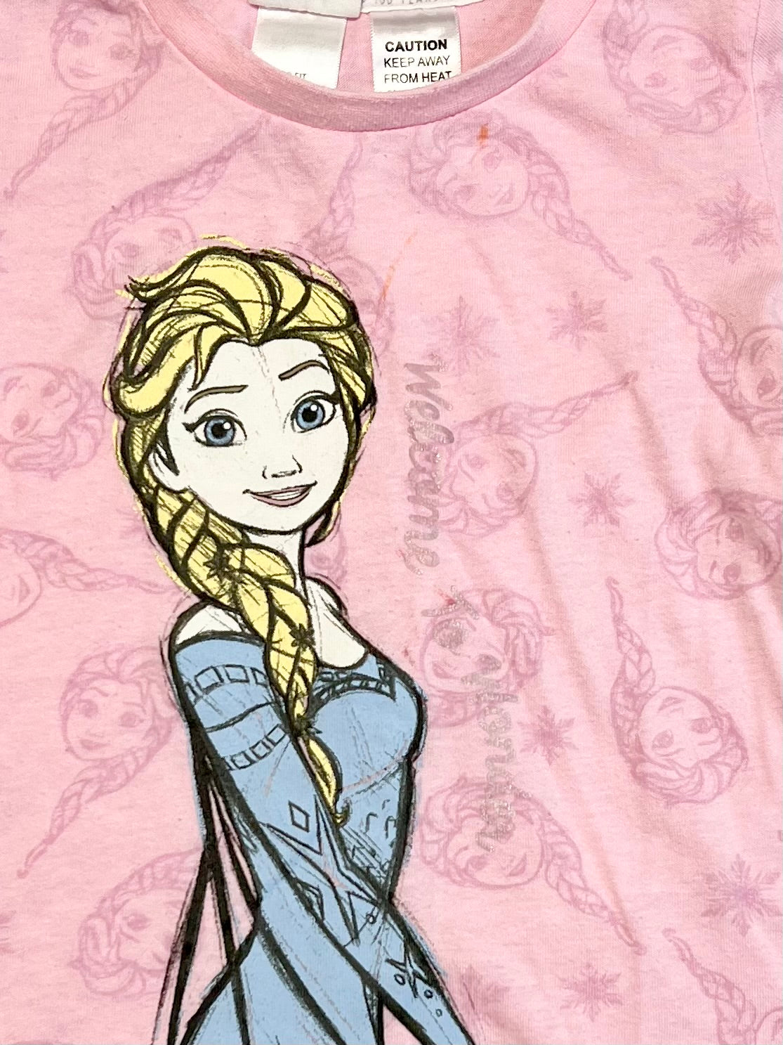 Pink Elsa pyjamas - Size 3