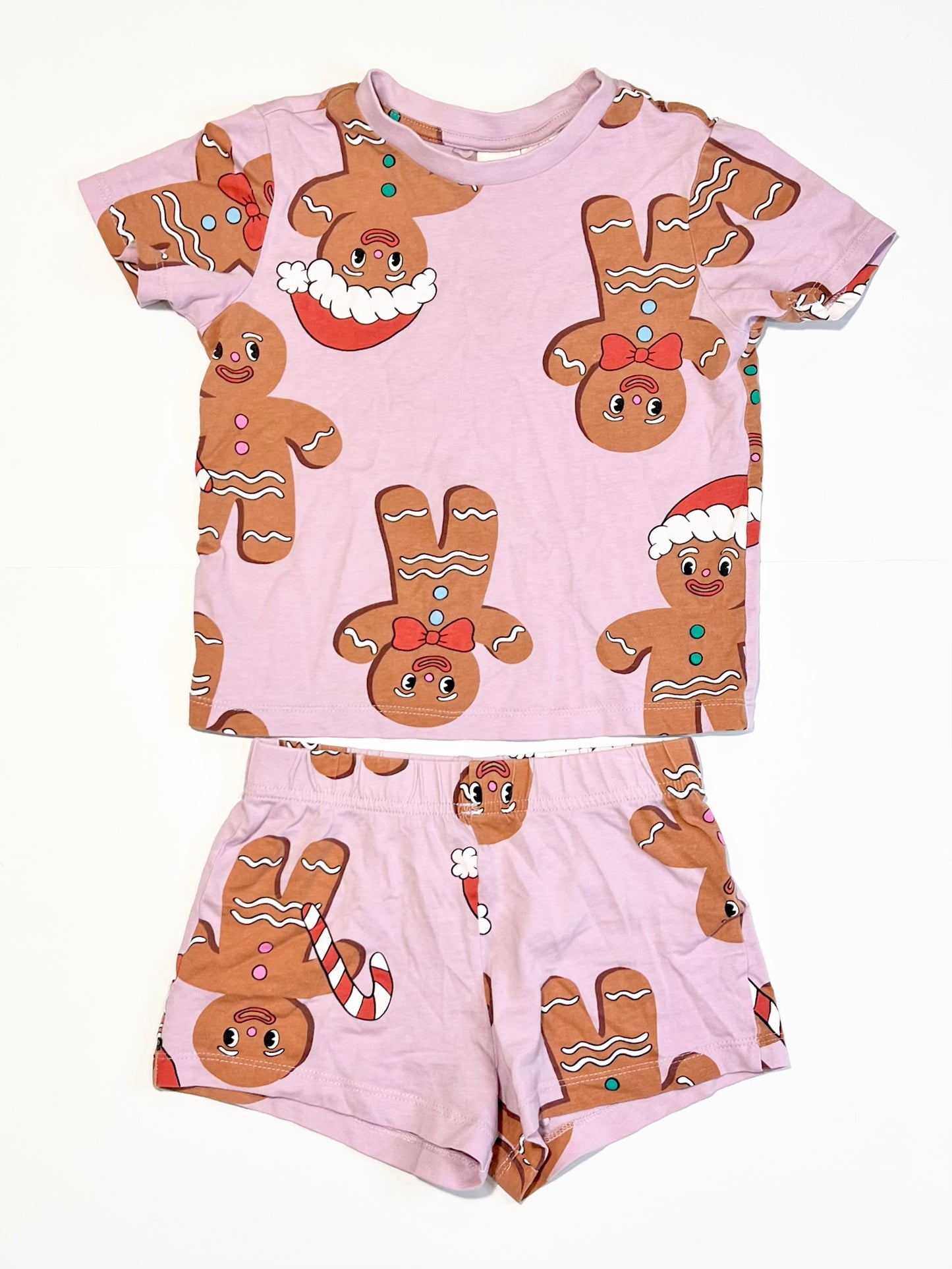 Pink gingerbread pyjamas - Size 3