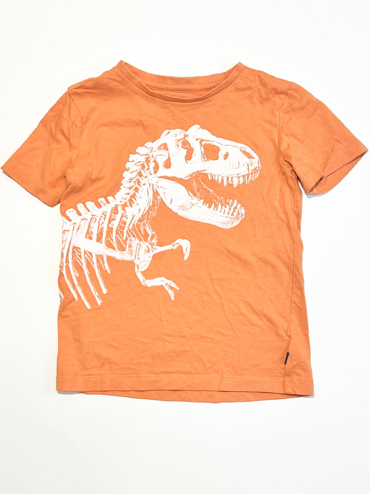 Orange dinosaur tee - Size 5