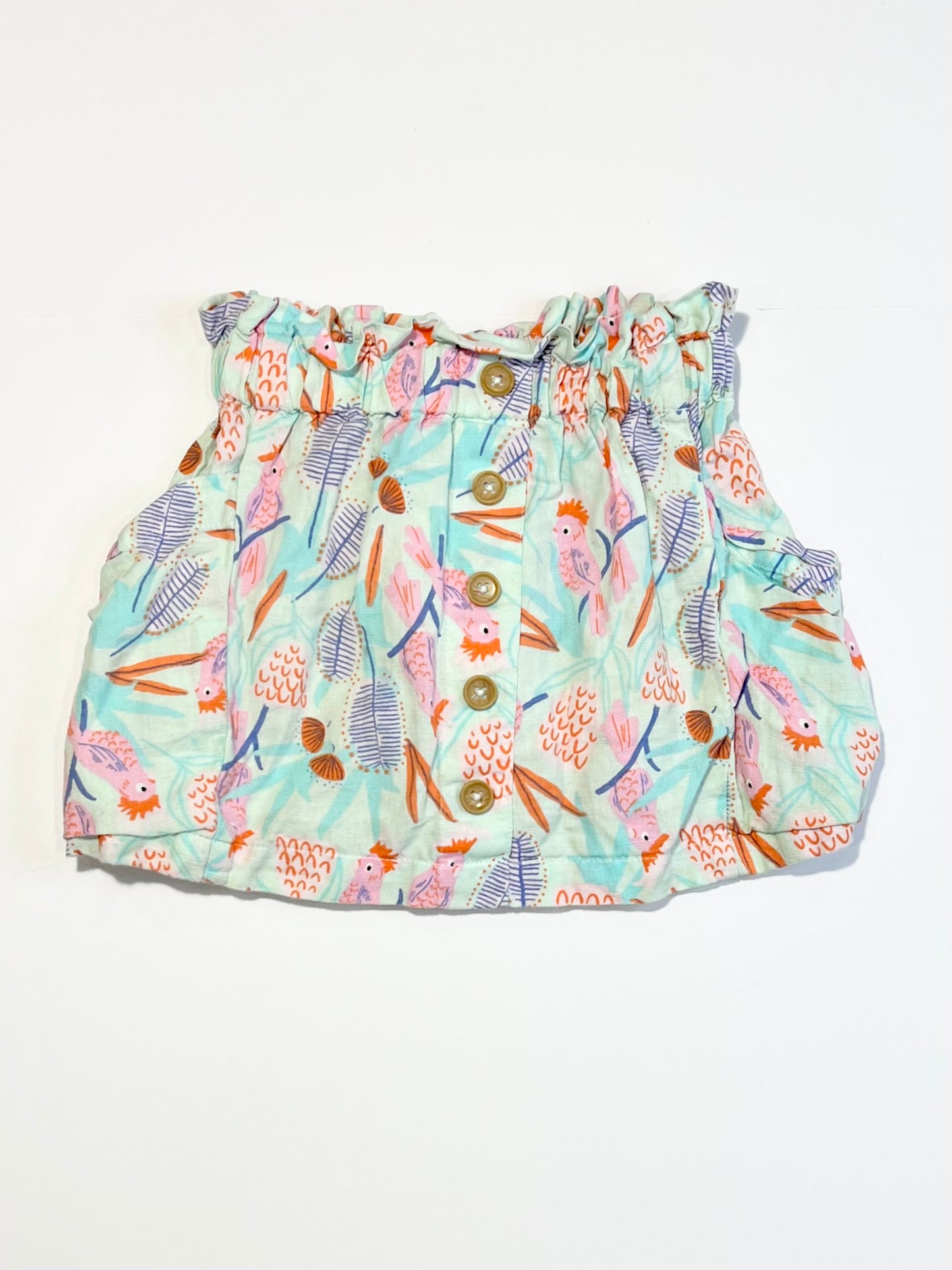 Woven birds skirt - Size 3