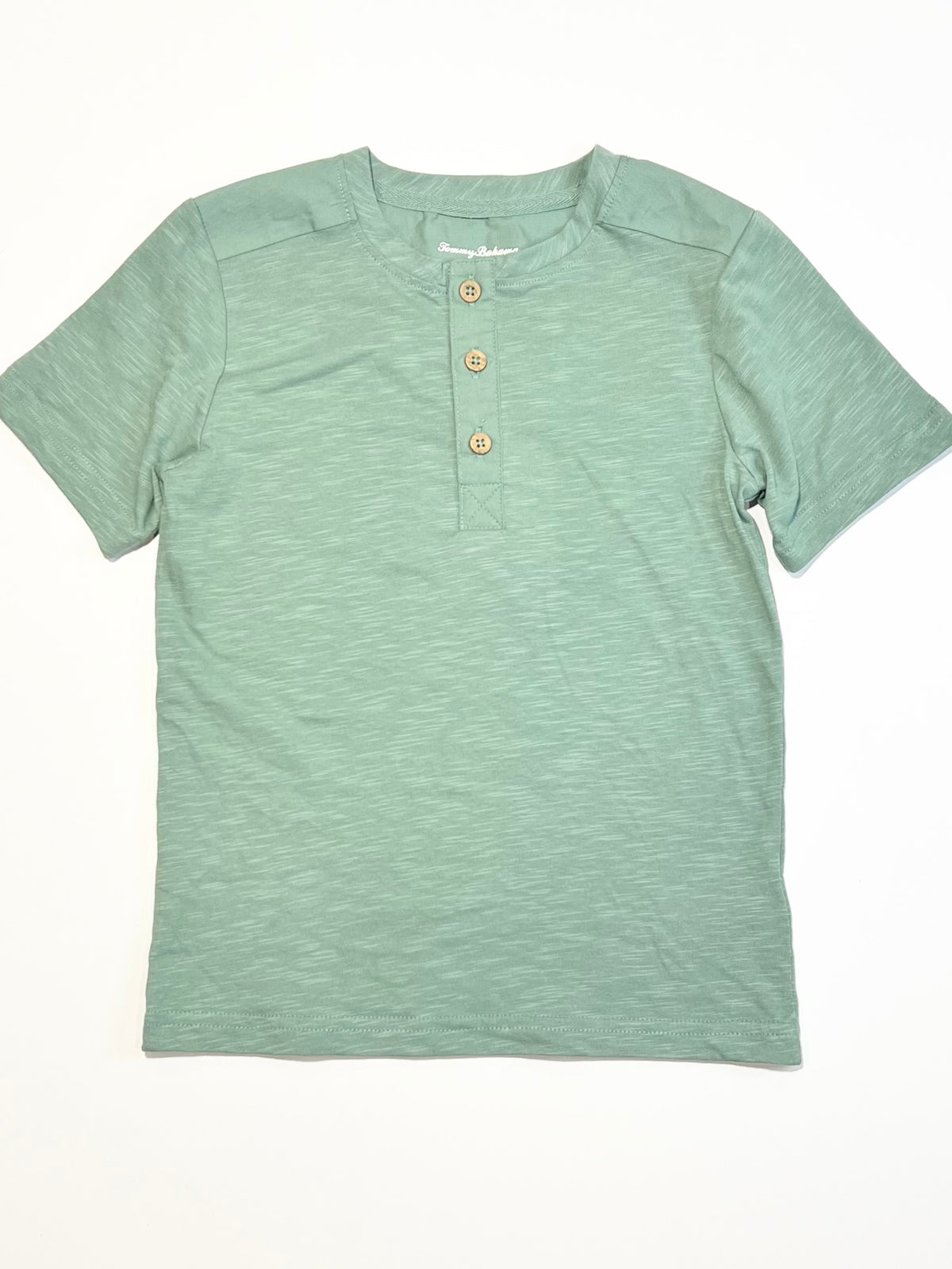 Green henley tee - Size 5-6