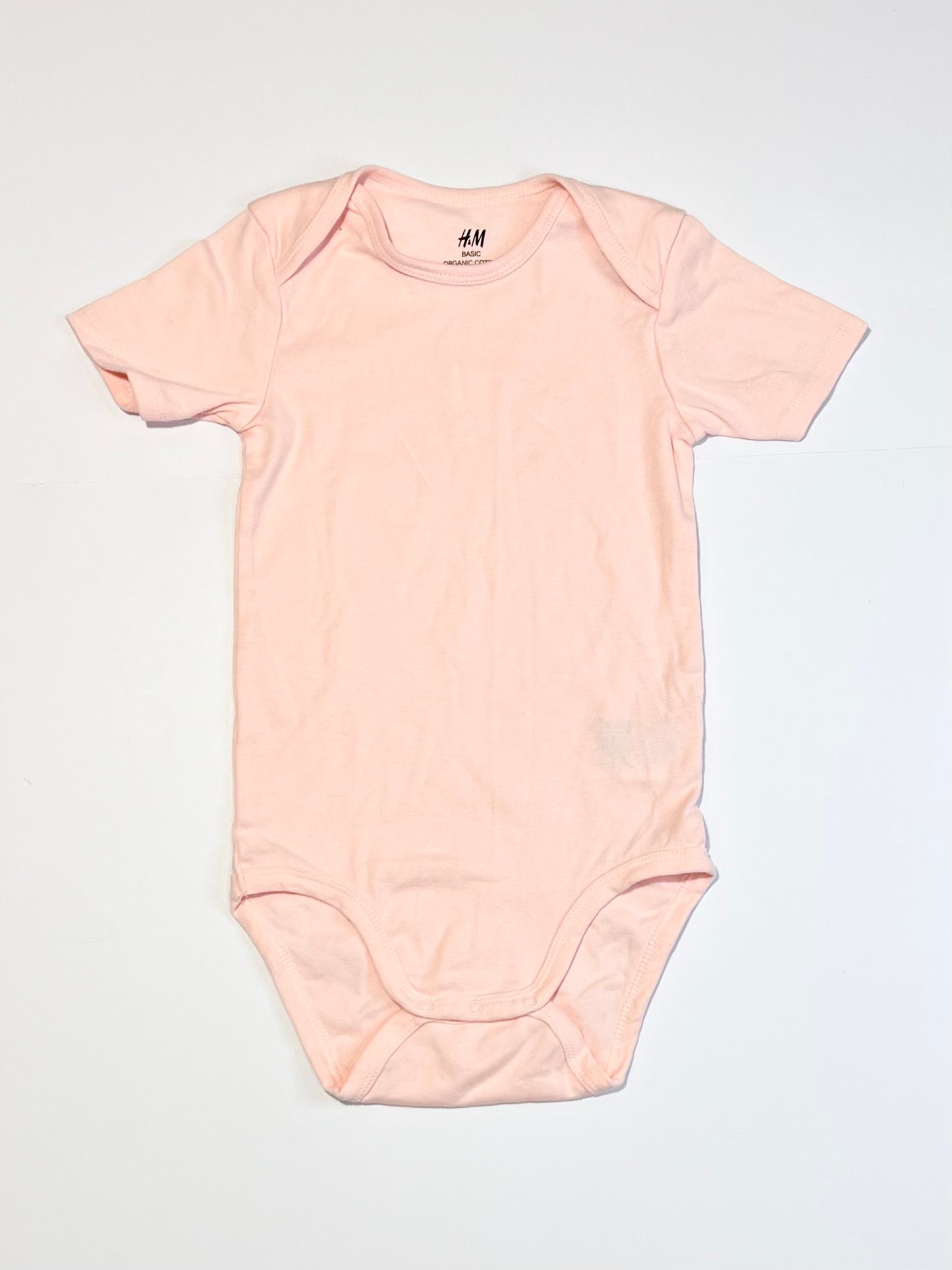 Pink ribbed bodysuit - Size 2-3