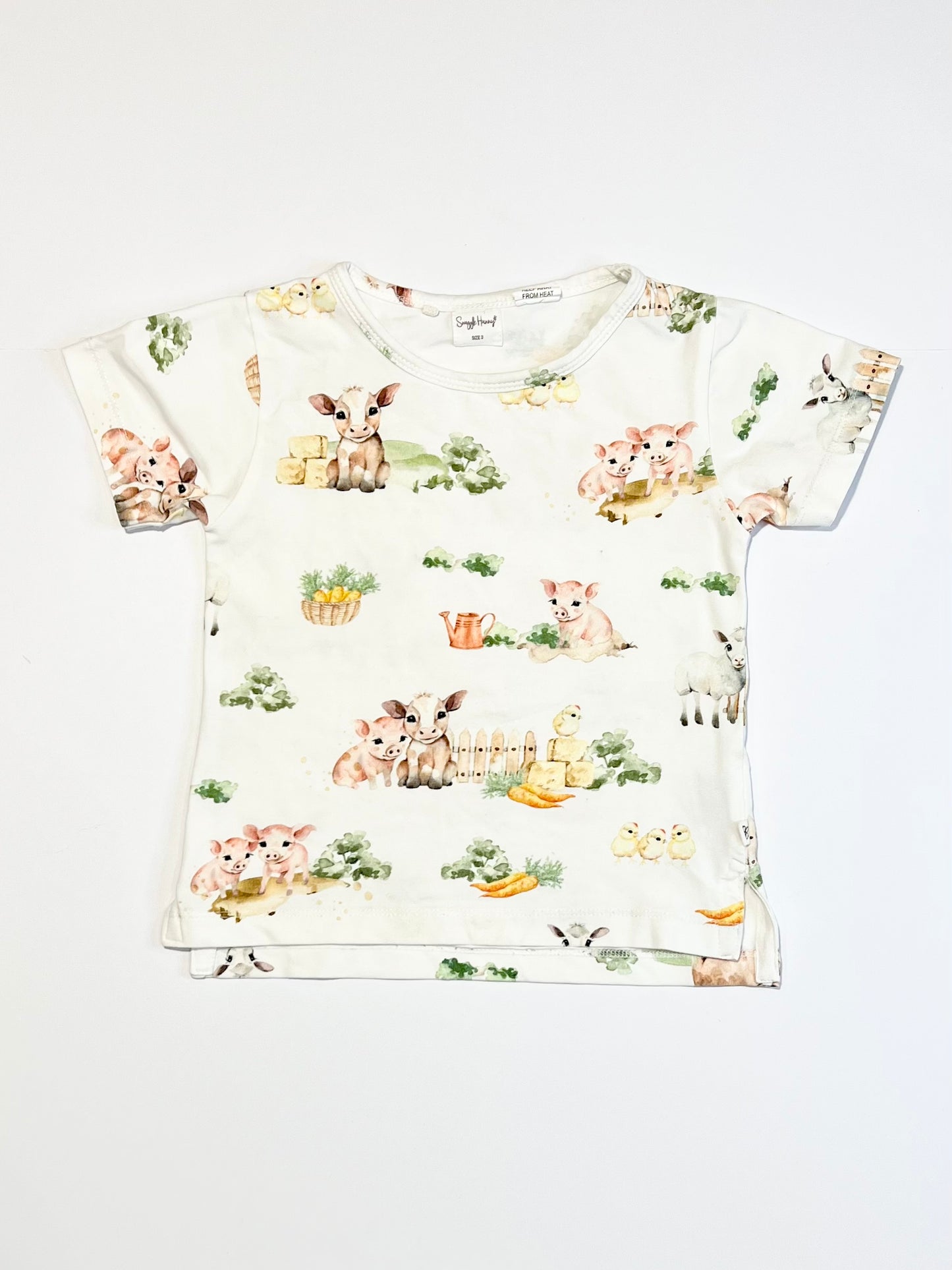 Farm animals tee - Size 3