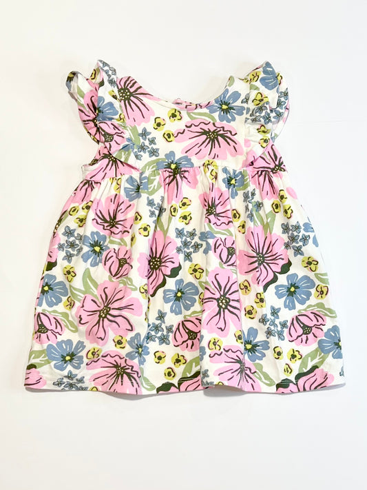 Floral jersey dress - Size 0