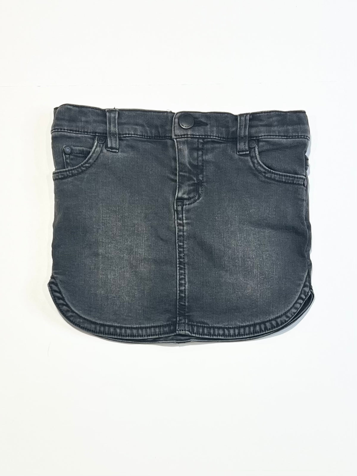 Black denim skirt - Size 5