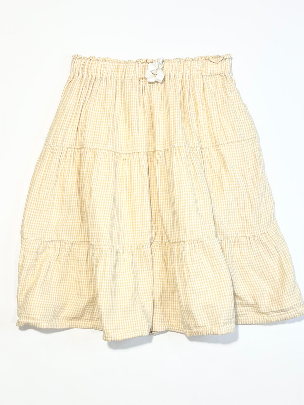 Gingham tiered skirt - Size 5