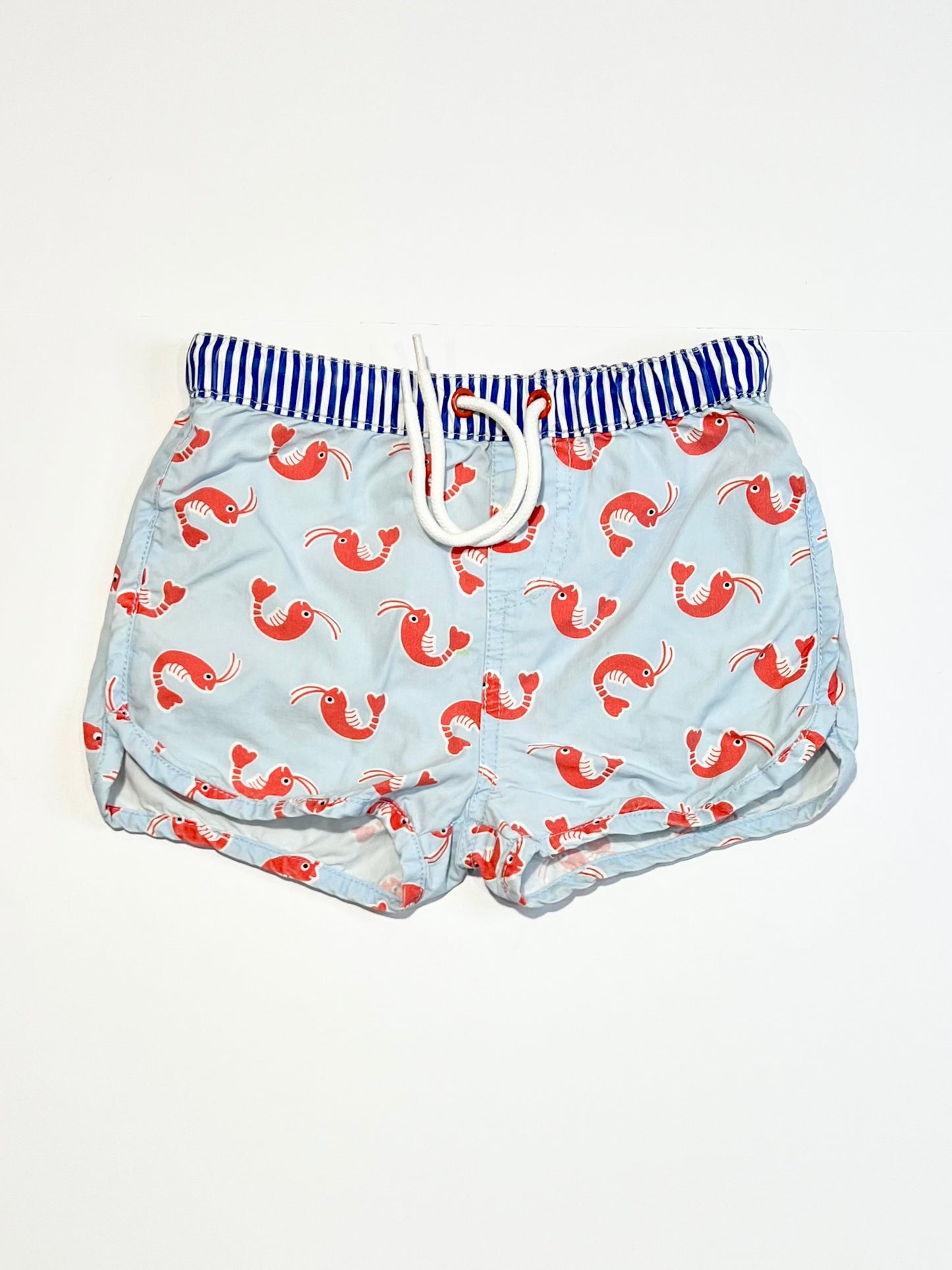 Blue prawn boardies - Size 2