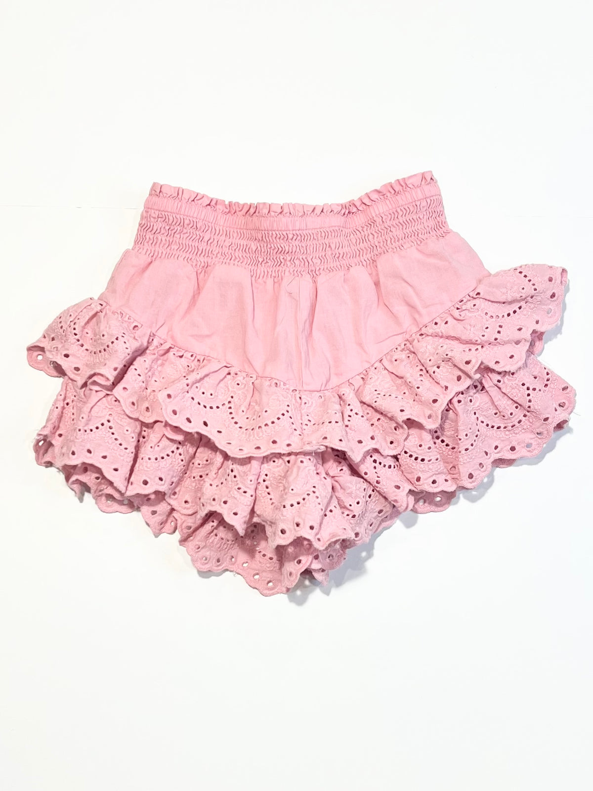 Pink ruffle shorts - Size 5