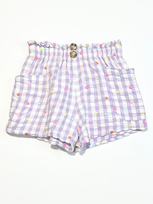 Gingham spotty shorts - Size 5