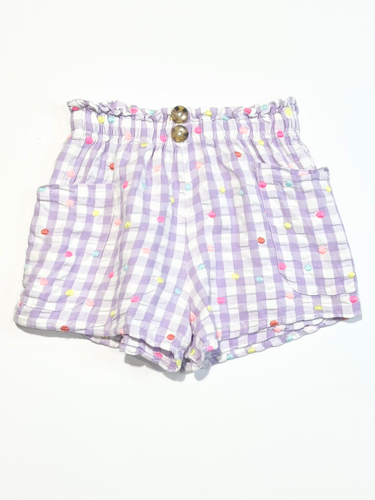 Gingham spotty shorts - Size 5