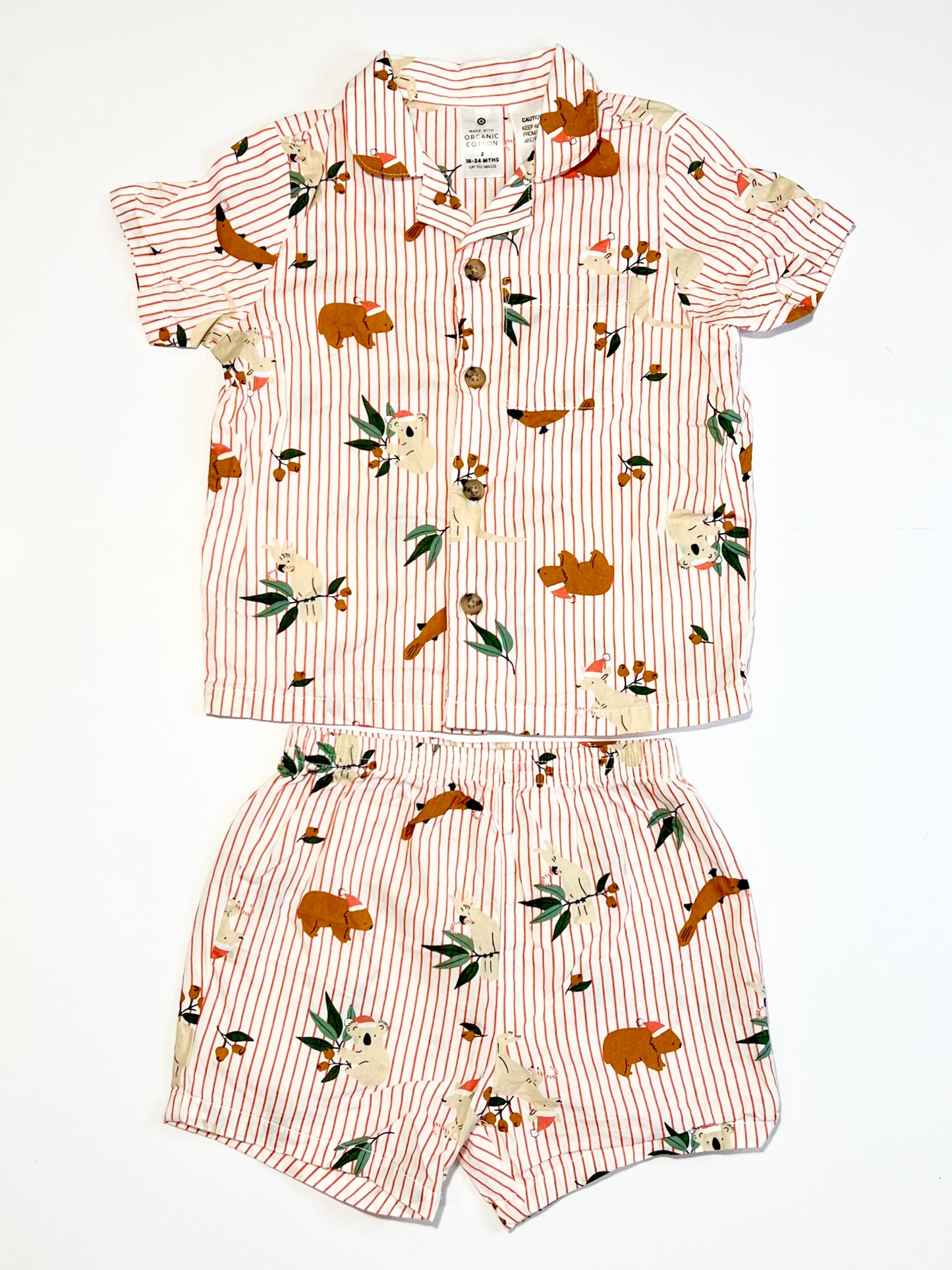 Aussie Christmas pyjamas - Size 2