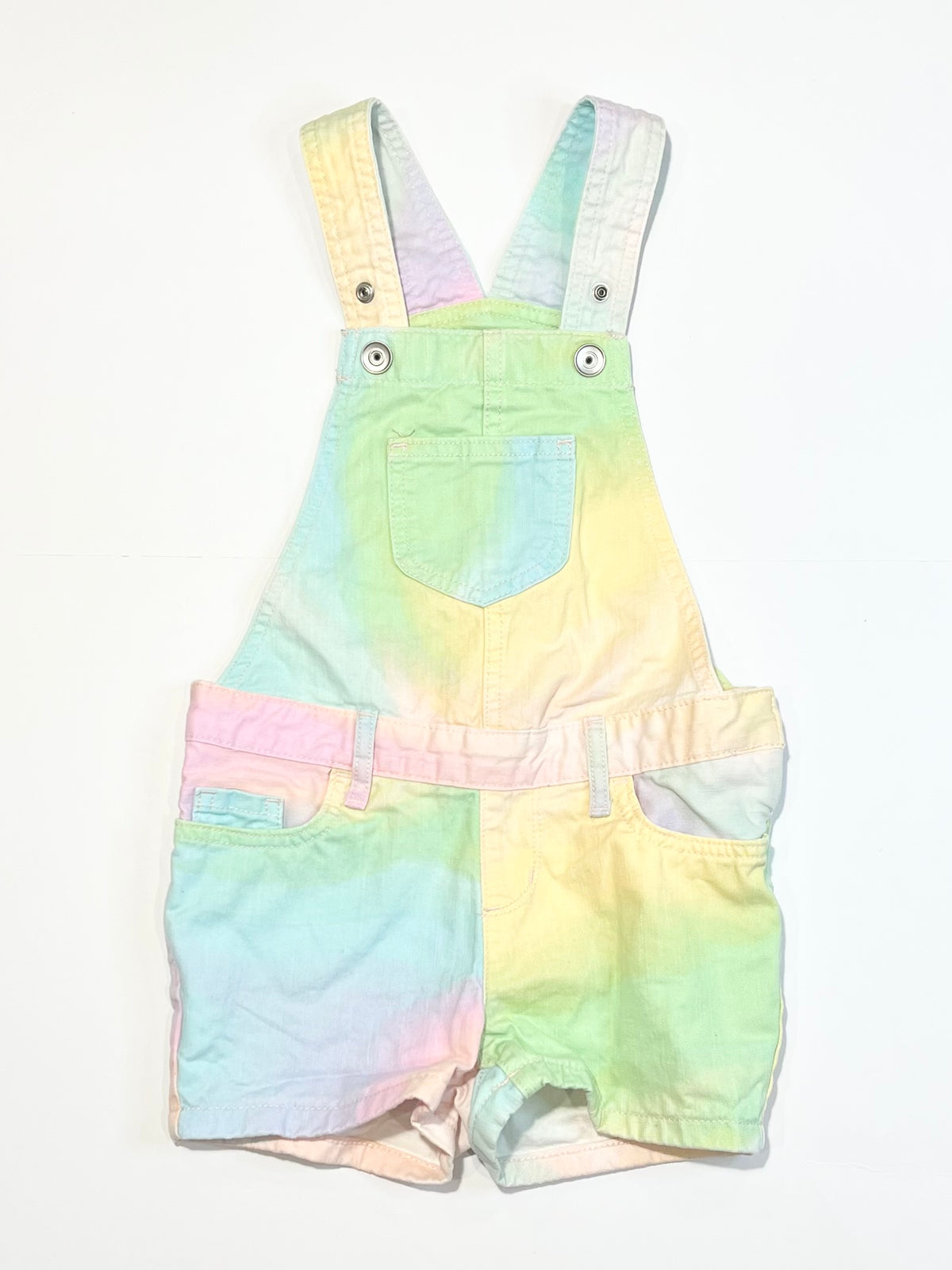 Rainbow shortalls - Size 5