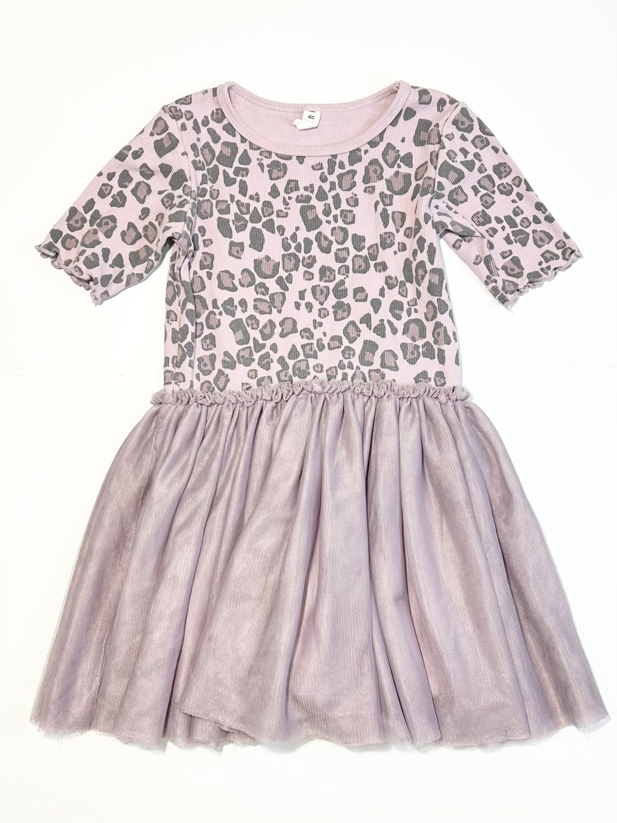 Animal print tulle dres - Size 5