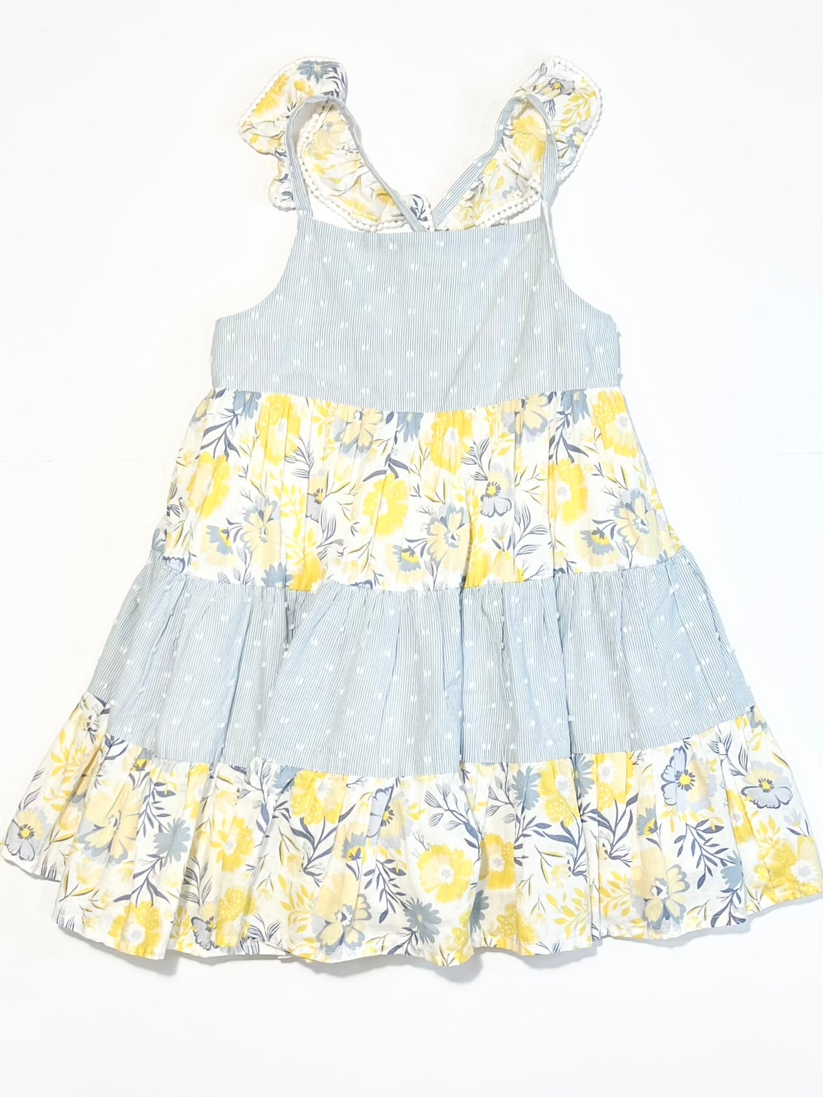 Tiered floral dress - Size 4-5