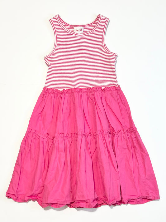 Ribbed tiered dress - Size 5