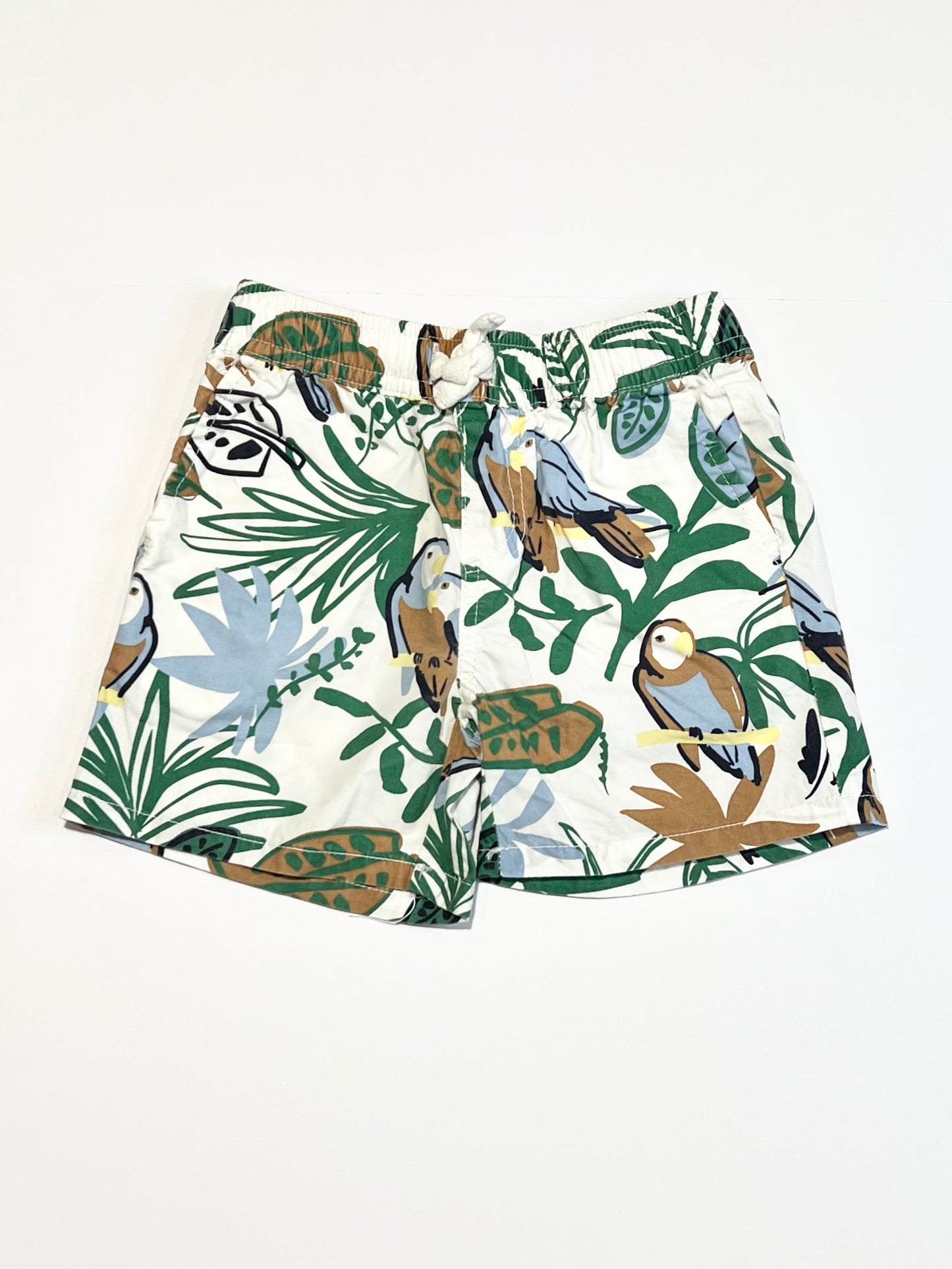 Leafy birds shorts - Size 2