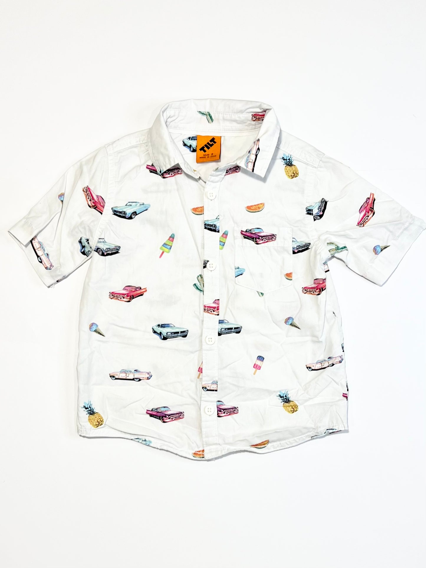 White party shirt - Size 2