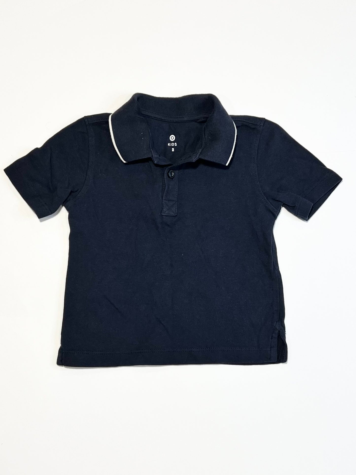 Navy polo shirt - Size 2