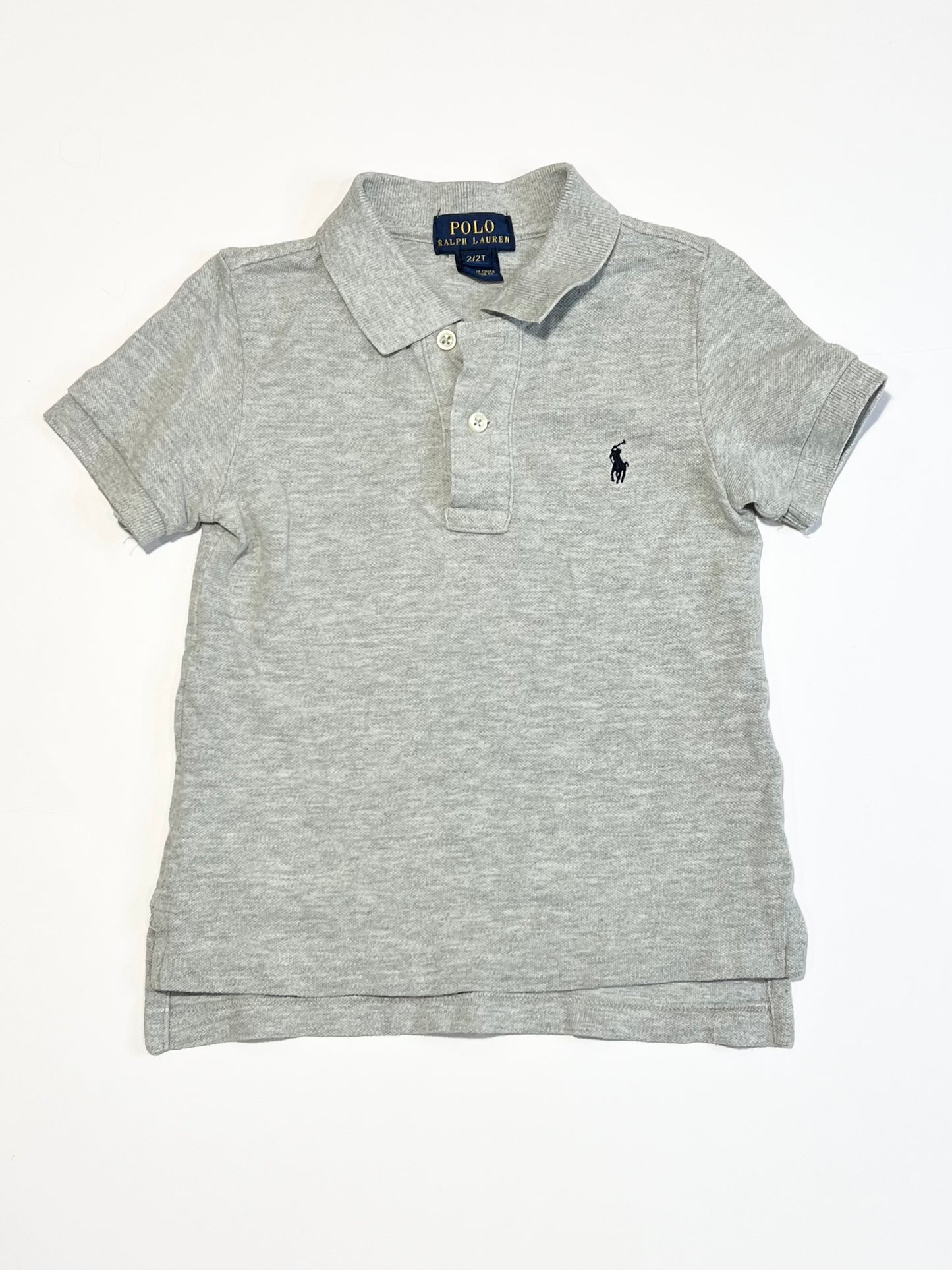 Grey polo shirt - Size 2