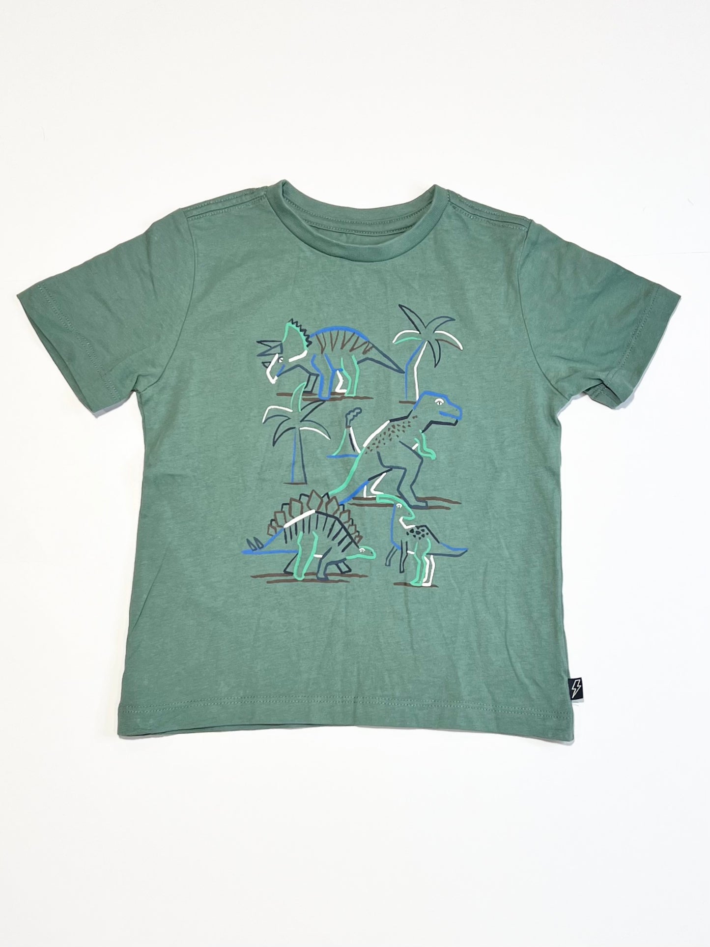 Green dino tee - Size 2