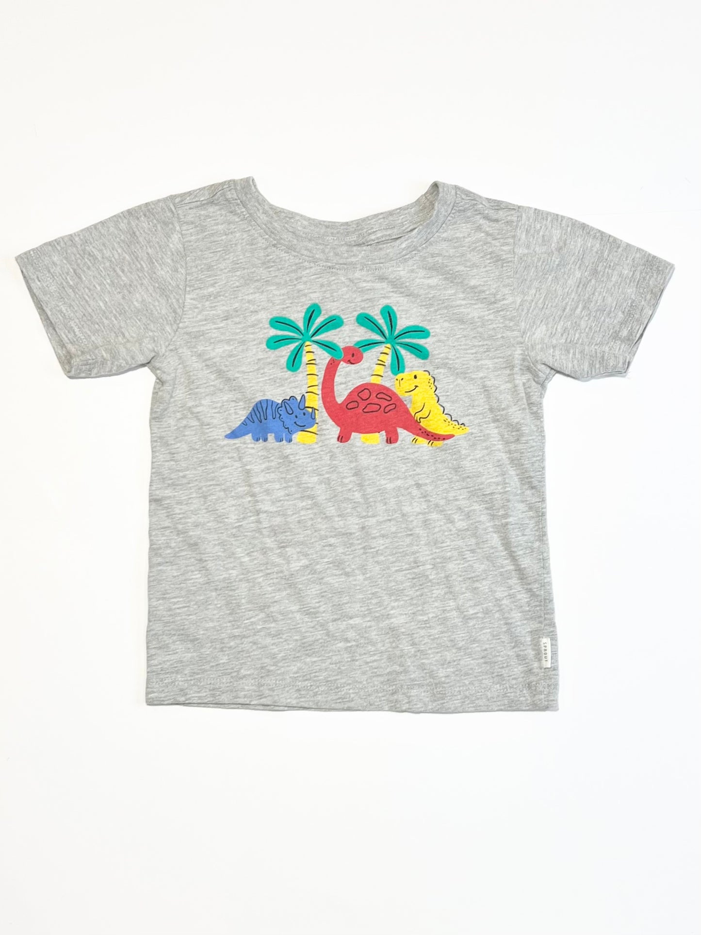 Grey dinos tee - Size 2