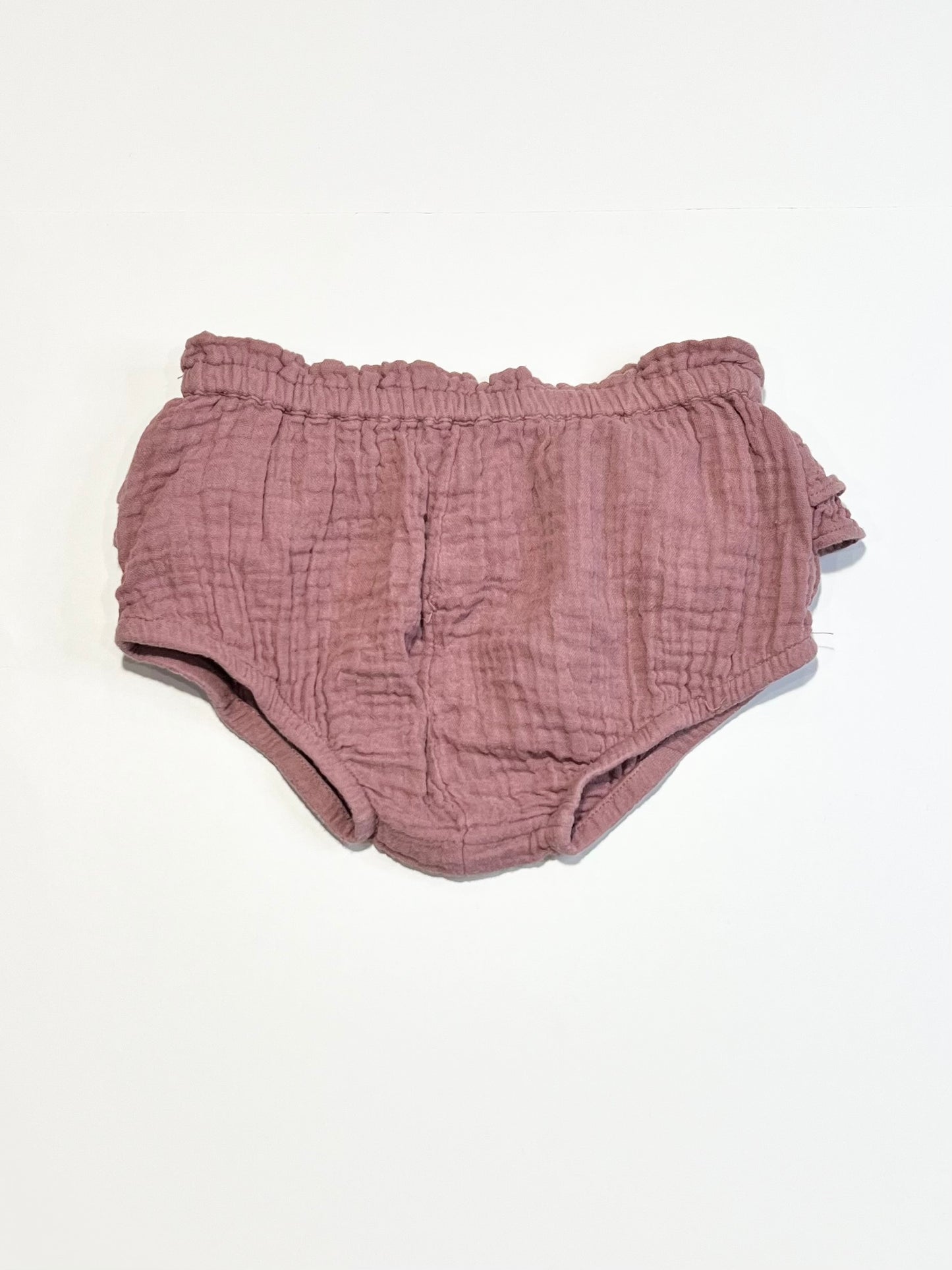 Muslin ruffle bloomers - Size 2