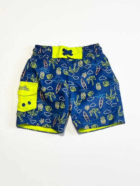 Blue palm tree boardies - Size 1