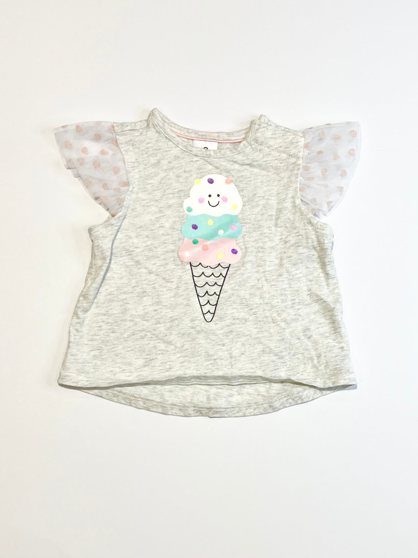 Grey ice cream tee - Size 00