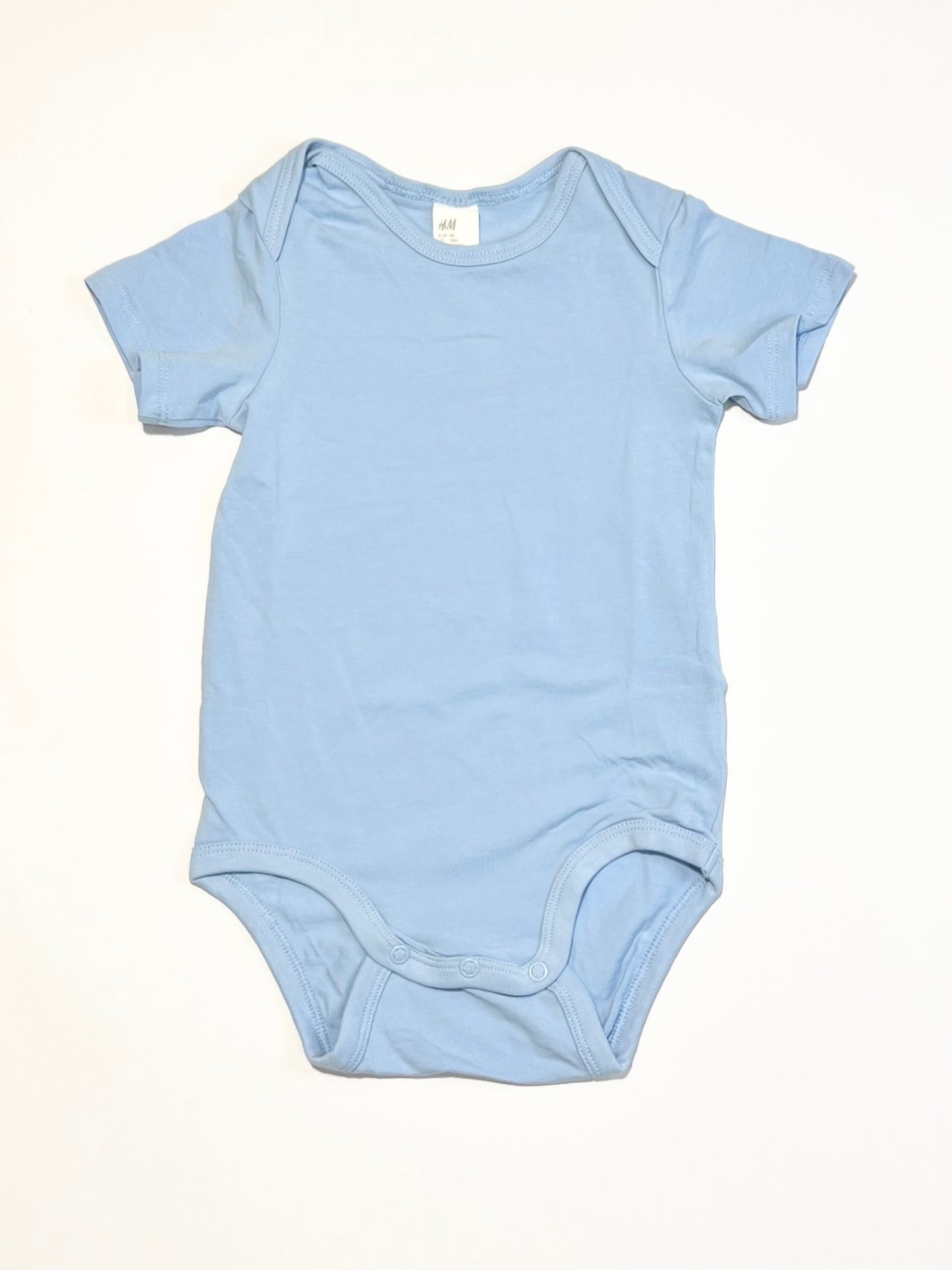 Blue ribbed bodysuit - Size 1