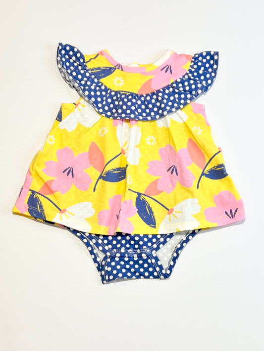 Spotty floral bodysuit - Size 00