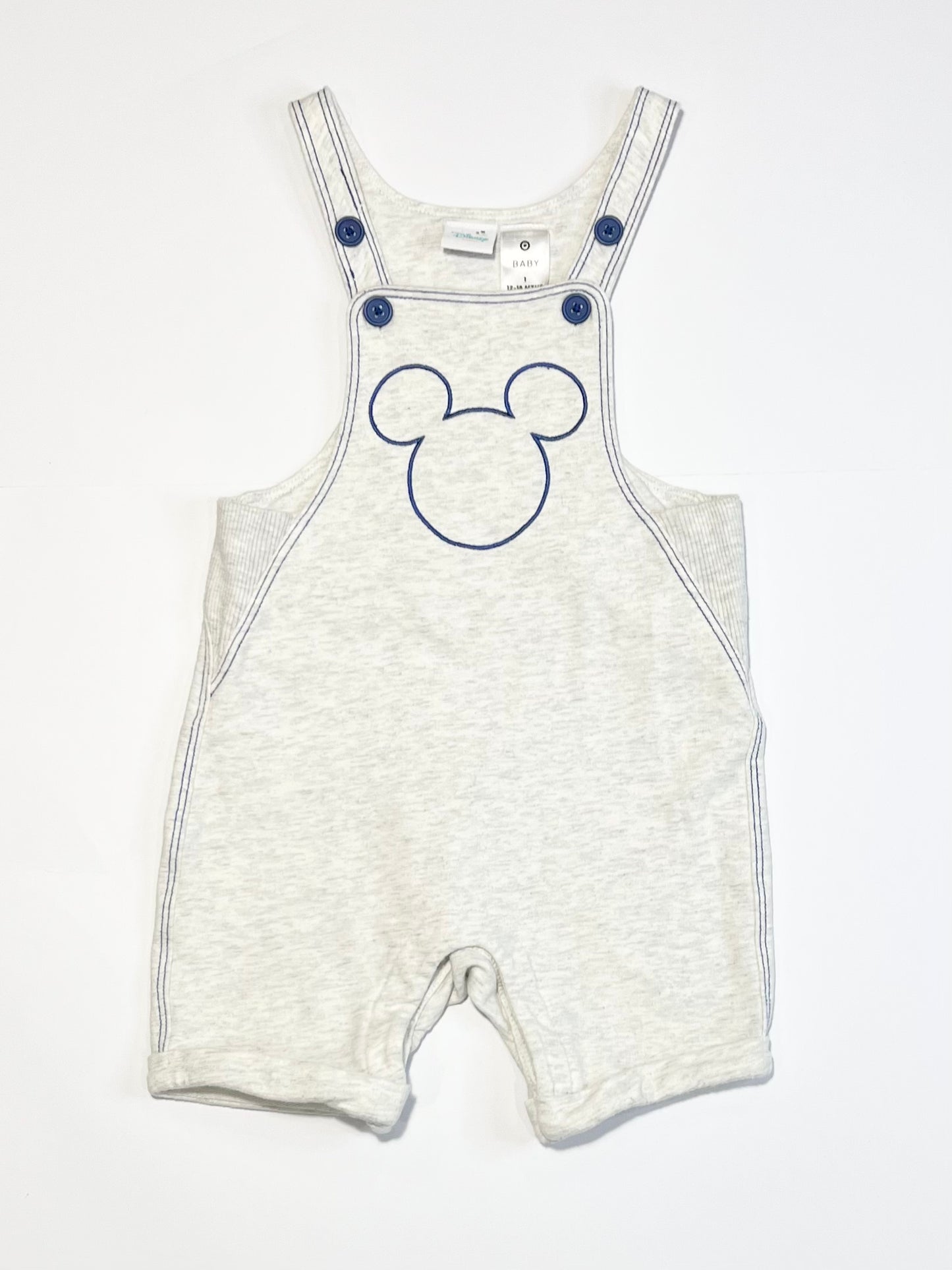 Mickey jersey shortalls - Size 1