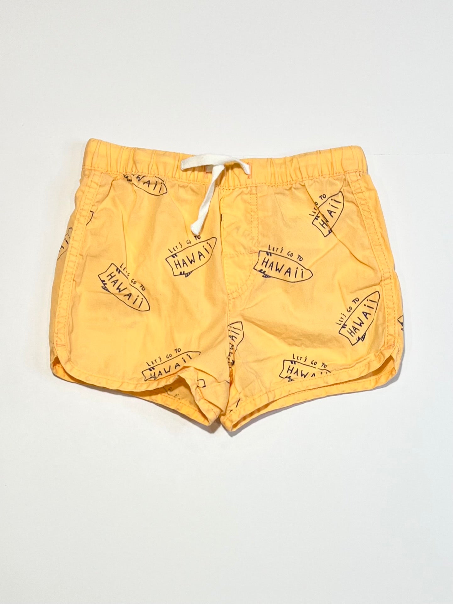 Orange cotton shorts - Size 1