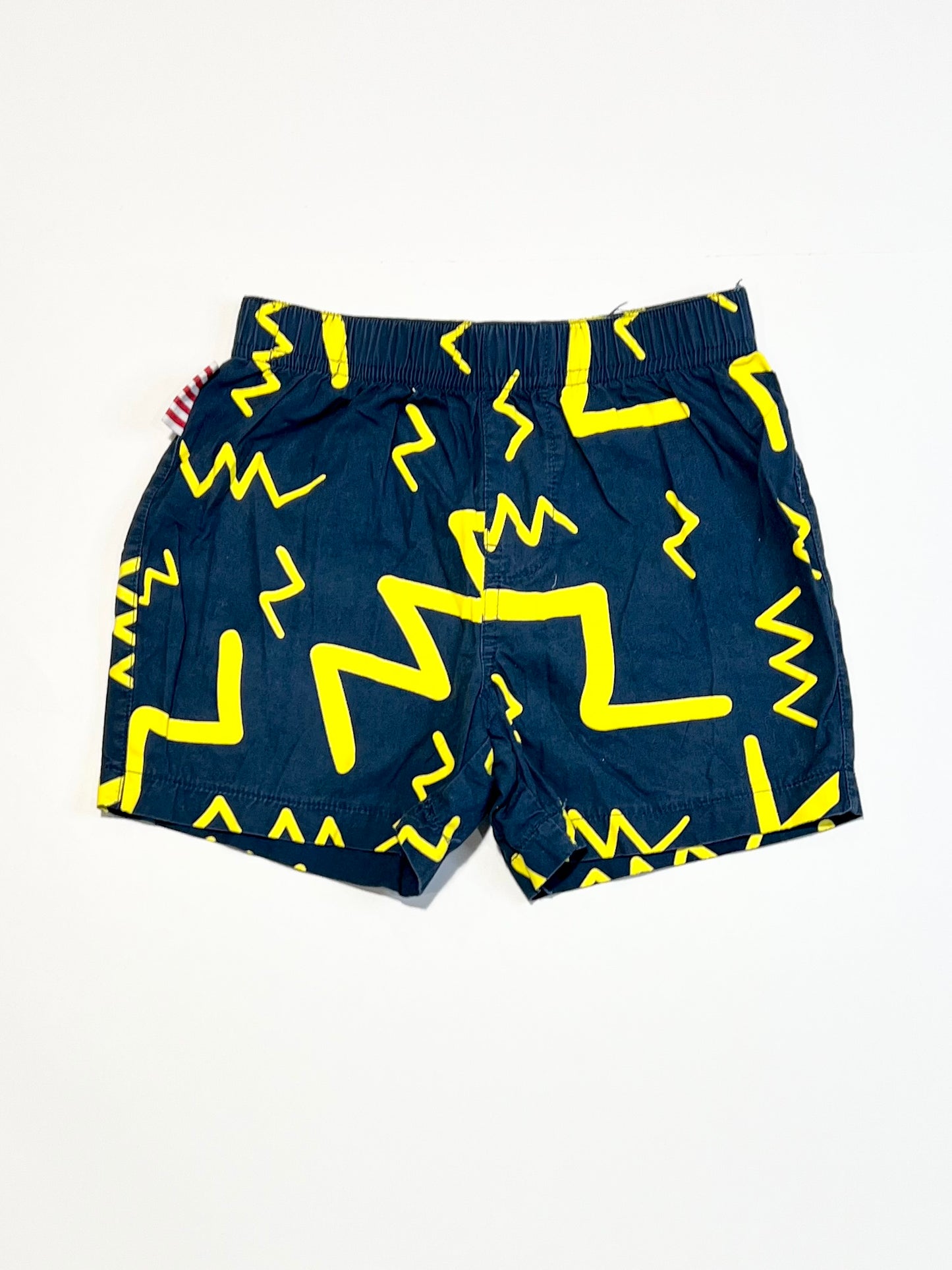 Navy zigzag shorts - Size 1