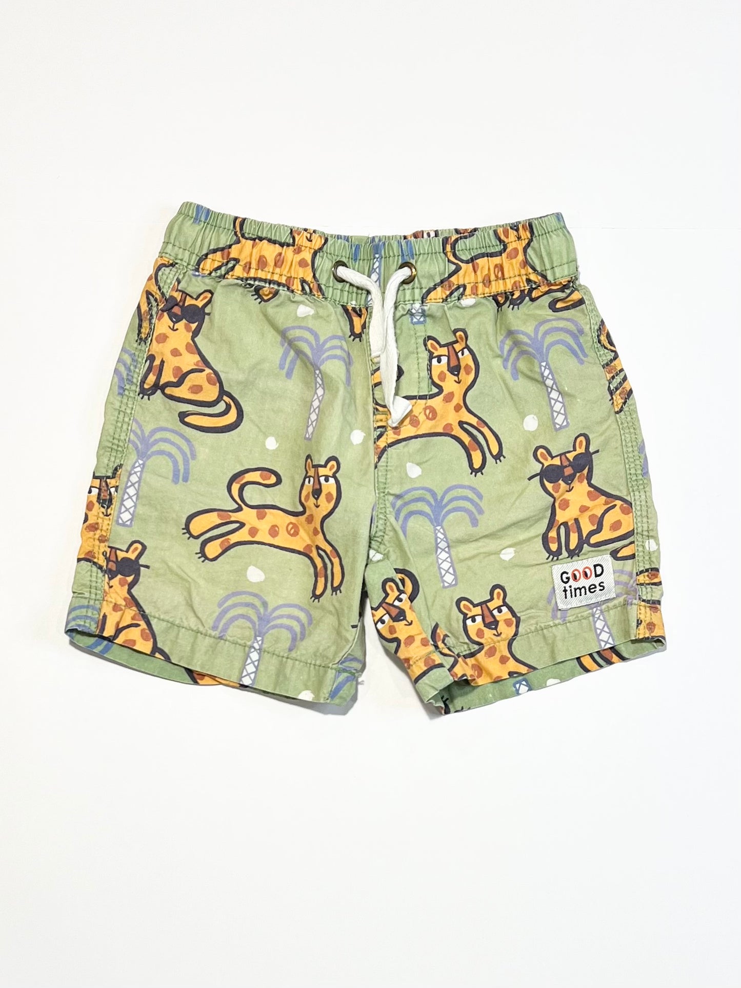Green tiger shorts - Size 1