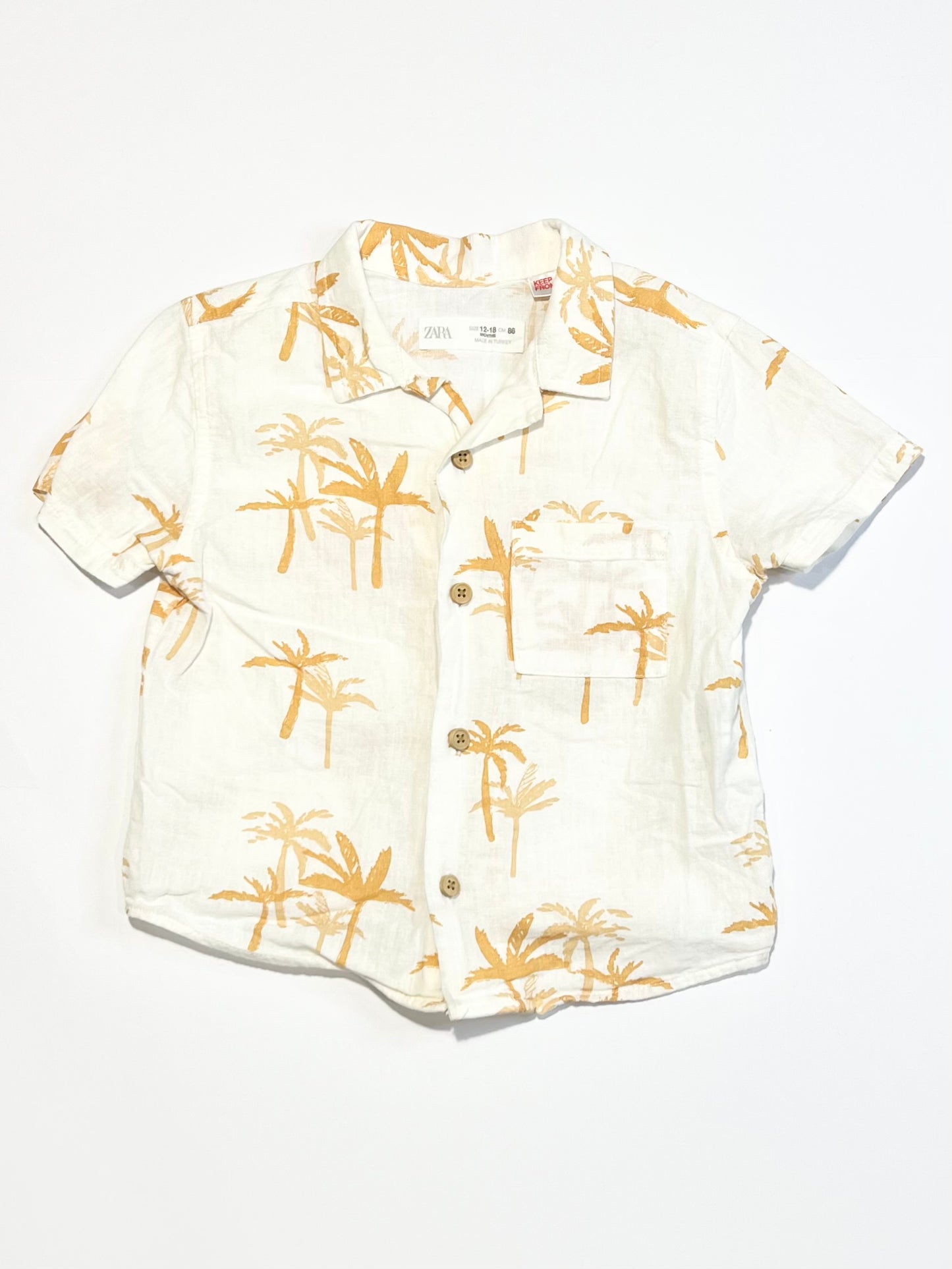 Woven palms shirt - Size 1