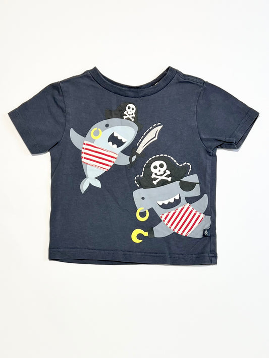 Pirate sharks tee - Size 1