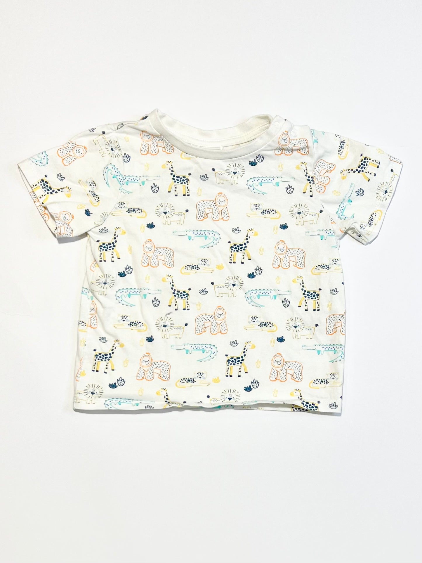 White animals tee - Size 1